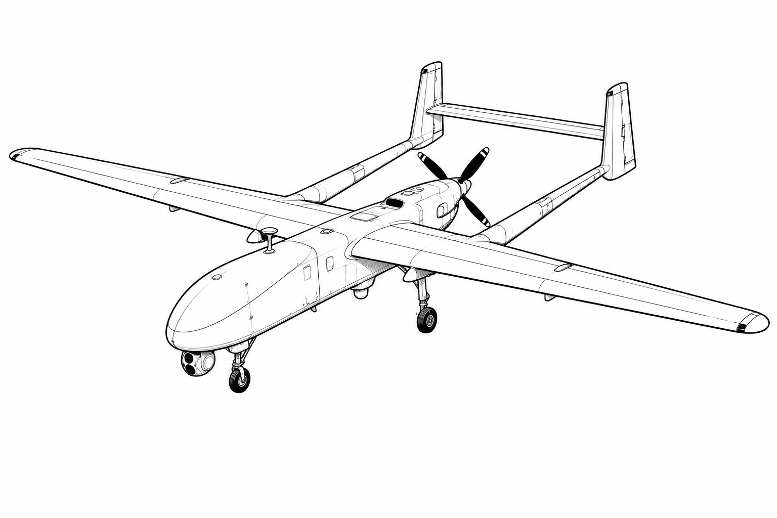 Heron Mk II military drone profile image